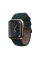 Ремінець для годинника Njord Salmon Leather Strap Dark Green for Apple Watch 45mm/44mm - 2 - 0