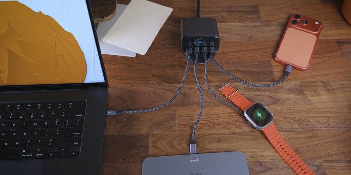Satechi ChargeView 140W: настільний зарядний пристрій USB-C на 140 Вт