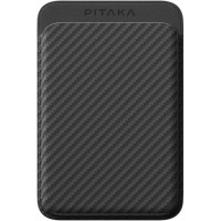 Чехол-картхолдер Pitaka Magnetic Woven Wallet Black/Grey (MWW2401)