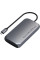 Хаб Адаптер Satechi Aluminum USB-C Multimedia Adapter M1 Space Gray - 2 - 0