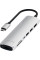 Хаб Satechi Aluminum Type-C Slim Multi-Port with Ethernet Adapter Silver - 2 - 0