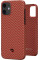 Чохол-накладка Pitaka MagEZ Case Herringbone Red/Orange для iPhone 12 mini - 2 - 0