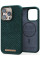 Чохол-накладка Njord Salmon Leather MagSafe Case Green для iPhone 14 Pro - 2 - 0