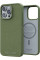 Чехол-накладка Njord Suede MagSafe Case Olive для iPhone 15 Pro Max - 2 - 0