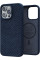 Чехол-накладка Njord Salmon Leather MagSafe Case Blue для iPhone 15 Pro Max - 2 - 0