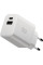 Мережевий зарядний пристрій Native Union Fast GaN Charger PD 45W (1 USB-C + 1 USB-A) Port White (FAST-PD45AC-WHT-EU) - 2 - 0