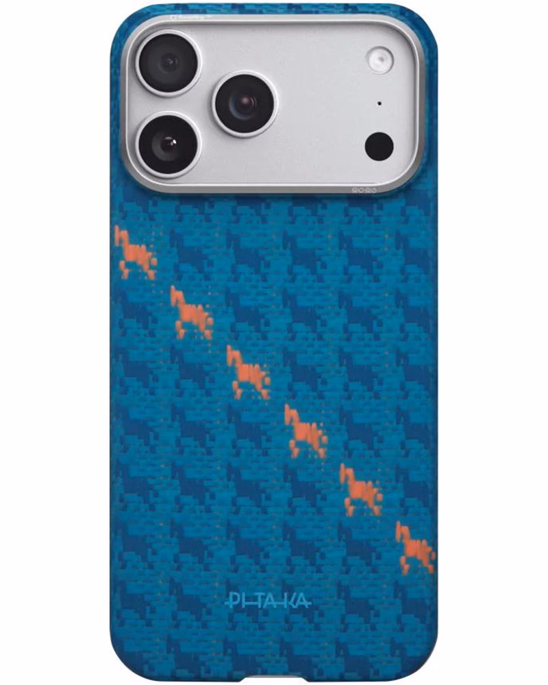 Чохол Pitaka Ultra-Slim Happiness Rides PitaTap для iPhone 17 Pro Max Indigo