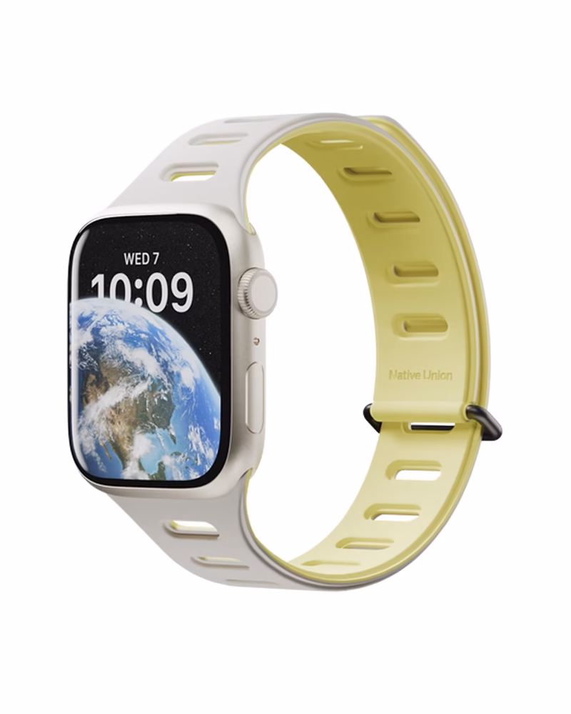 Ремінець для годинника Native Union Active Magnetic Band Lemon for Apple Watch 49/45/44mm (ACTBAND-AW-L-LMOS)