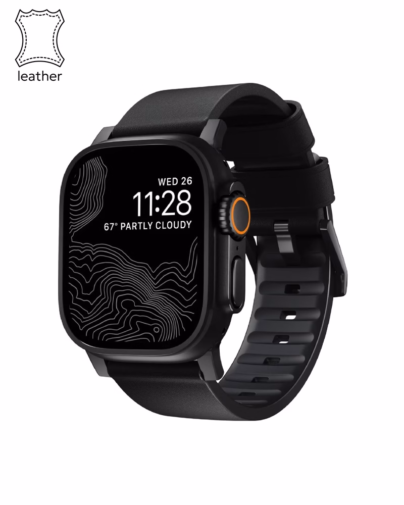 Ремінець для Apple Watch Nomad Active Band Pro Hardware Black 46mm/49mm