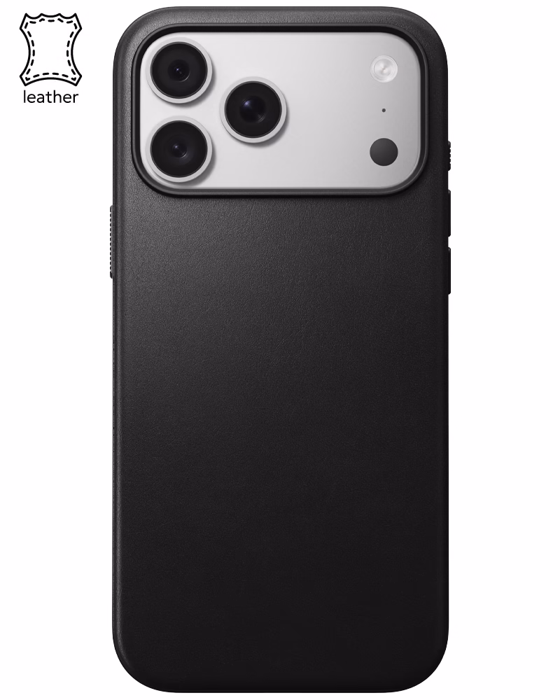 Шкіряний чохол Nomad Modern Camino для iPhone 18 Pro Max/17 Pro Max Black