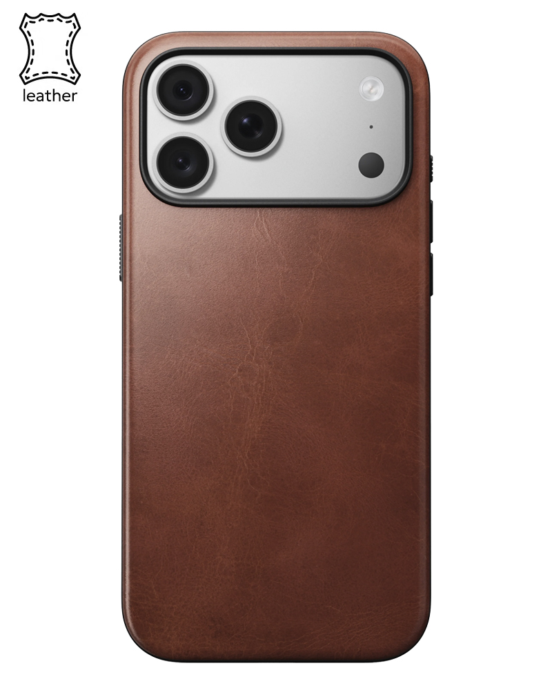 Кожаный чехол Nomad Modern Horween для iPhone 18 Pro/17 Pro Olde Dublin - 3 - 1