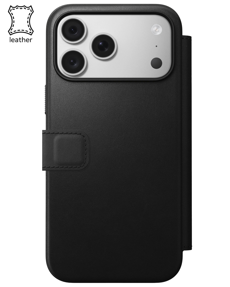 Шкіряний чохол-книжка Nomad Modern Camino для iPhone 18 Pro Max/17 Pro Max Black - 3 - 1