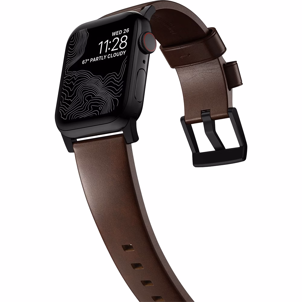 Чорна фурнітура Black Hardware на ремінці Nomad Modern Leather