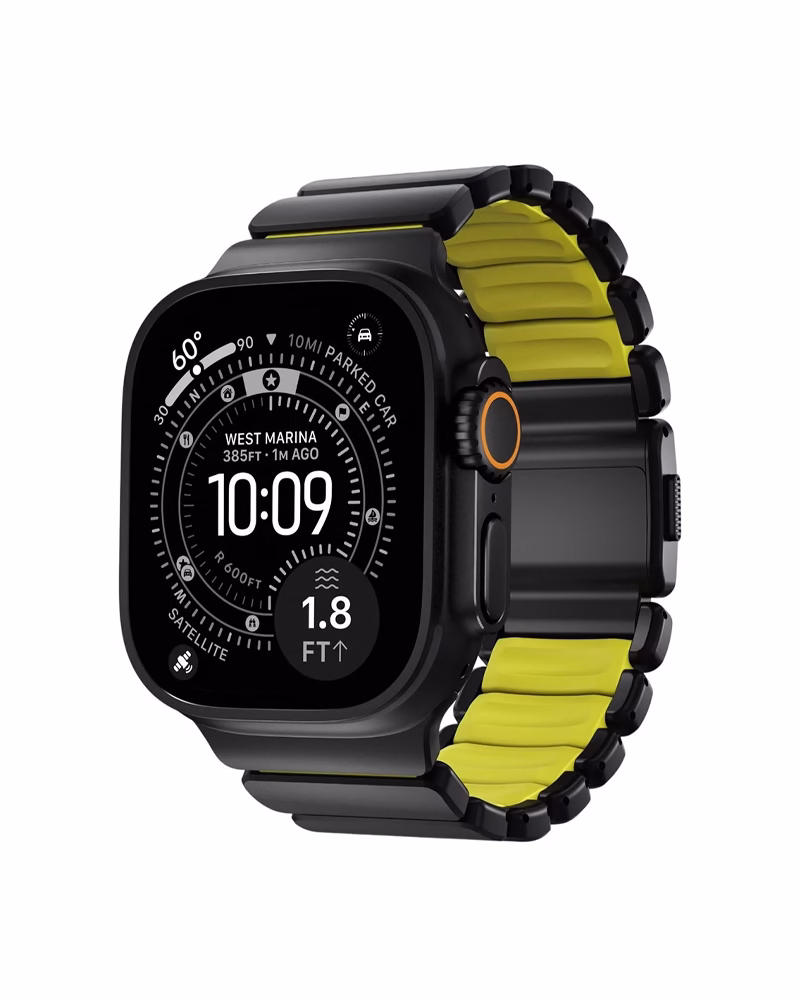 Ремінець Nomad Stratos для Apple Watch 49/46/45/44mm Black Hardware Volt