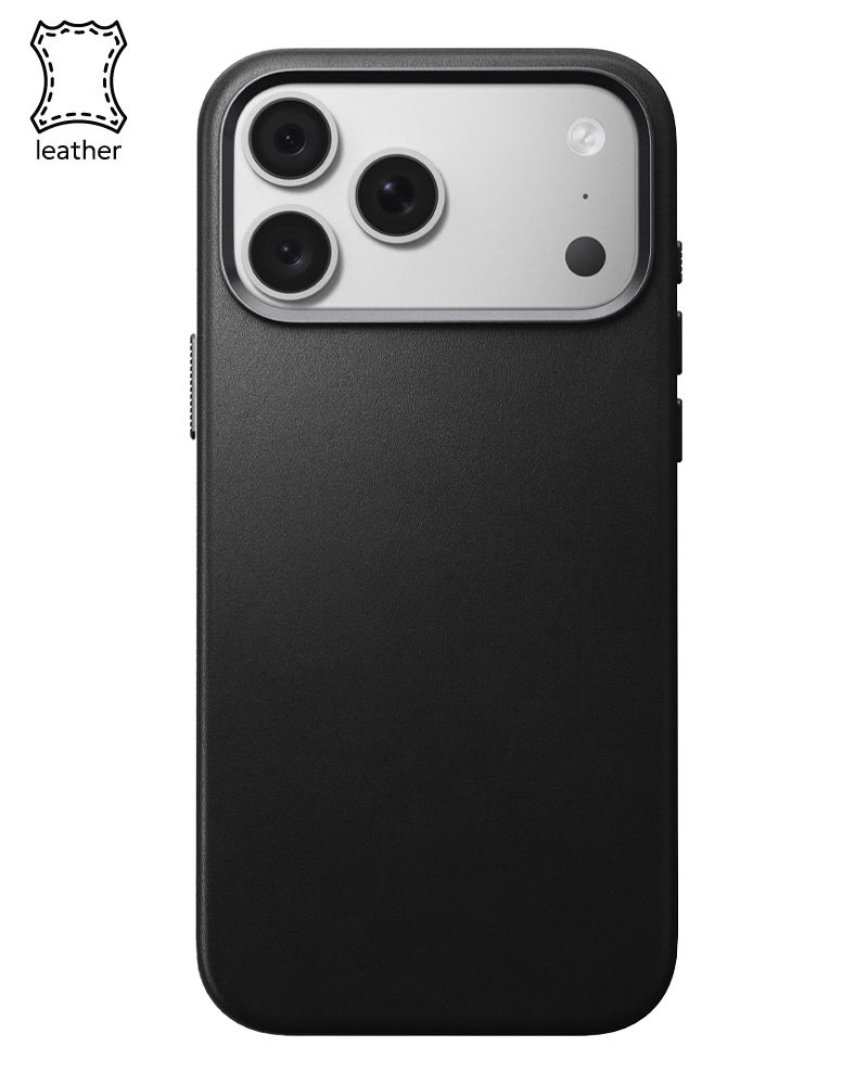 Шкіряний чохол Nomad Traditional Camino для iPhone 18 Pro/17 Pro Black - 3 - 1