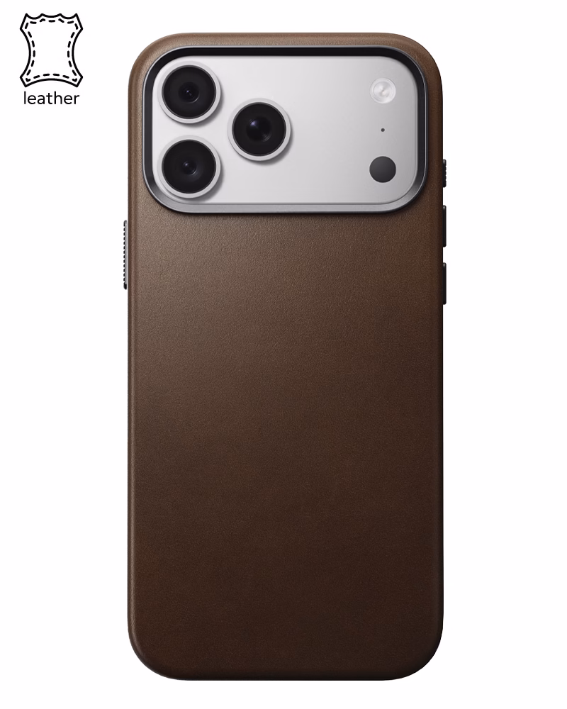 Шкіряний чохол Nomad Traditional Camino для iPhone 18 Pro/17 Pro Brown