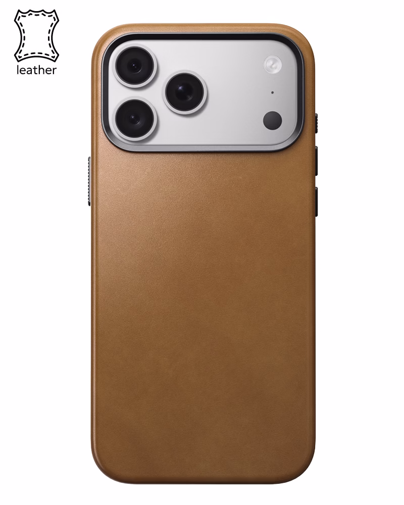 Шкіряний чохол Nomad Traditional Camino для iPhone 18 Pro/17 Pro English Tan