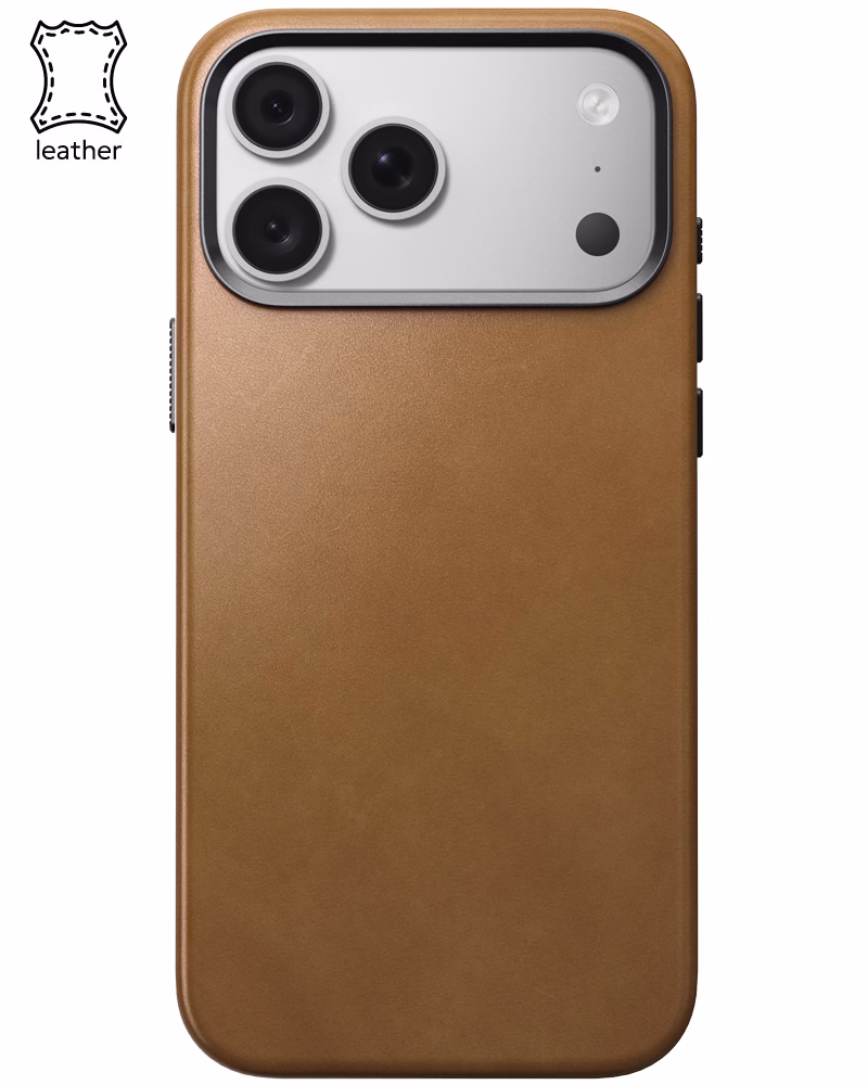 Шкіряний чохол Nomad Traditional Camino для iPhone 18 Pro Max/17 Pro Max English Tan