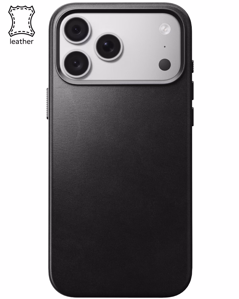 Шкіряний чохол Nomad Traditional Horween для iPhone 18 Pro Max/17 Pro Max Black