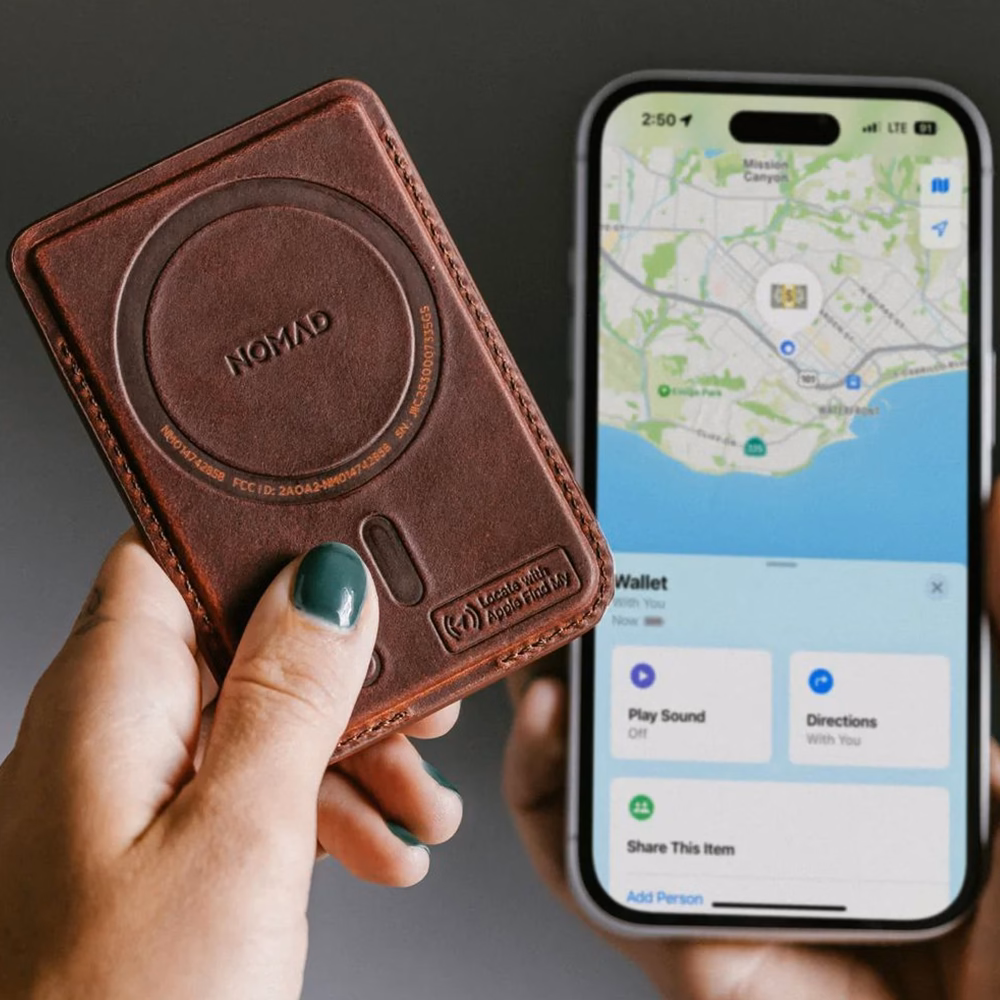 Кошелек с трекингом Find My: отображение в приложении Apple