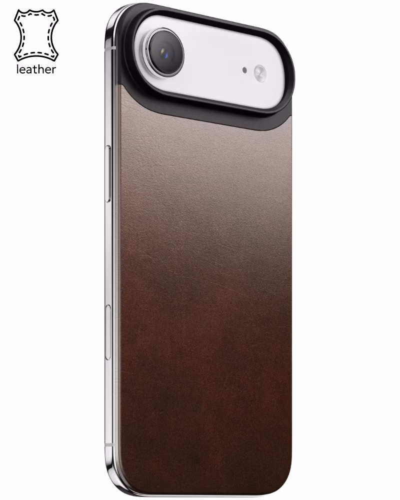 Шкіряний чохол Nomad Magnetic Horween Rustic Brown для iPhone Air