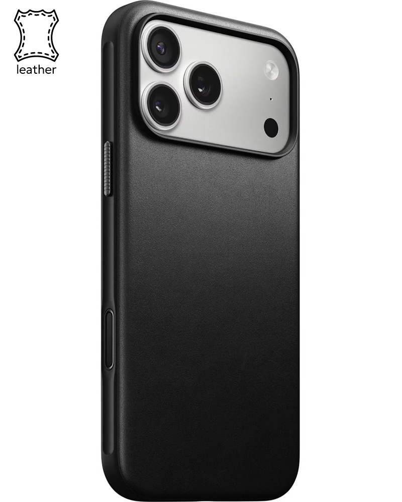 Шкіряний чохол Nomad Modern Black для iPhone 17 Pro Max - 3 - 1