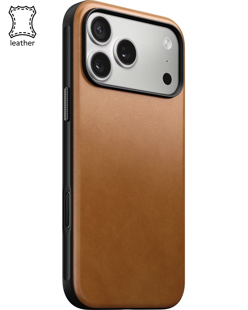 Шкіряний чохол Nomad Modern English Tan для iPhone 17 Pro Max - 3 - 1