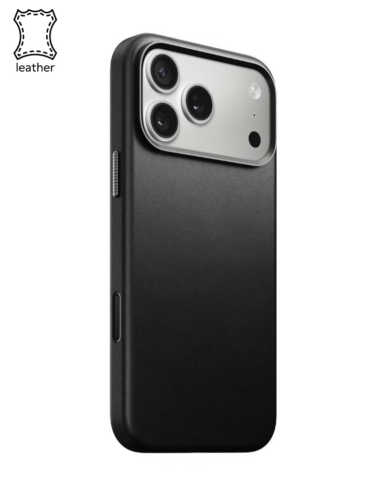 Чохол Nomad Traditional Horween Black для iPhone 17 Pro Max - 3 - 1