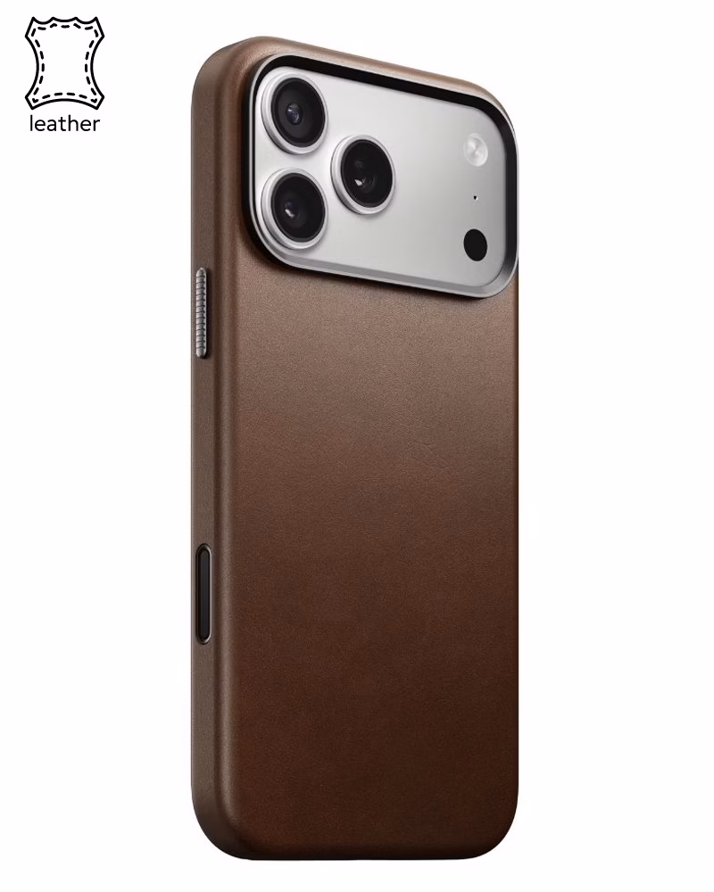 Шкіряний чохол Nomad Traditional Brown для iPhone 17 Pro