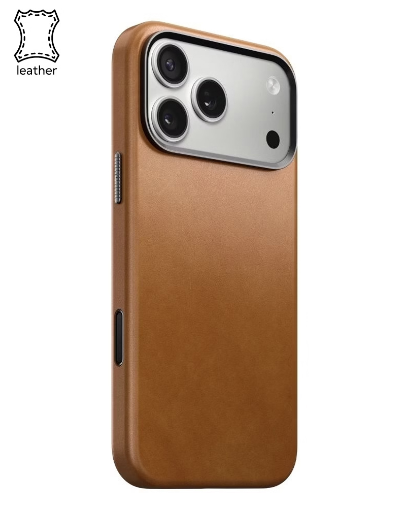 Кожаный чехол Nomad Traditional English Tan для iPhone 17 Pro - 3 - 1