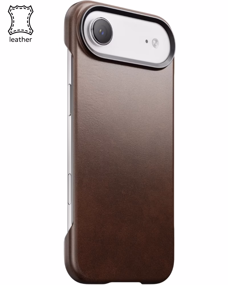 Шкіряний чохол Nomad Traditional Horween Rustic Brown для iPhone Air