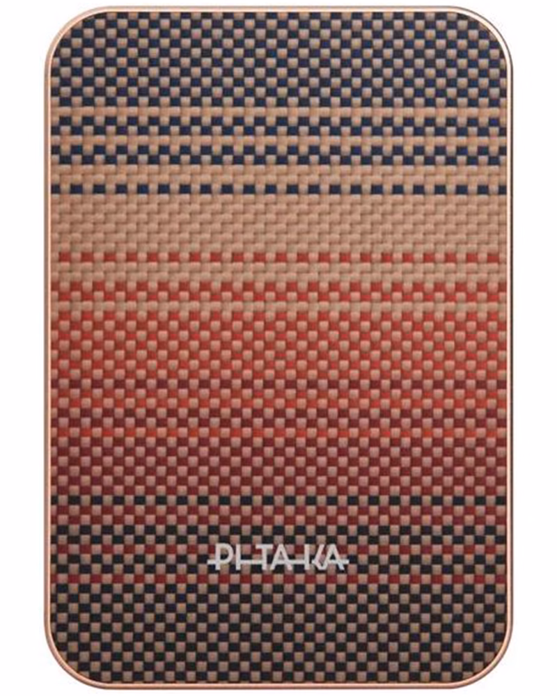 Портативна батарея Pitaka Aramid Fiber Qi2 10000mAh Sunset