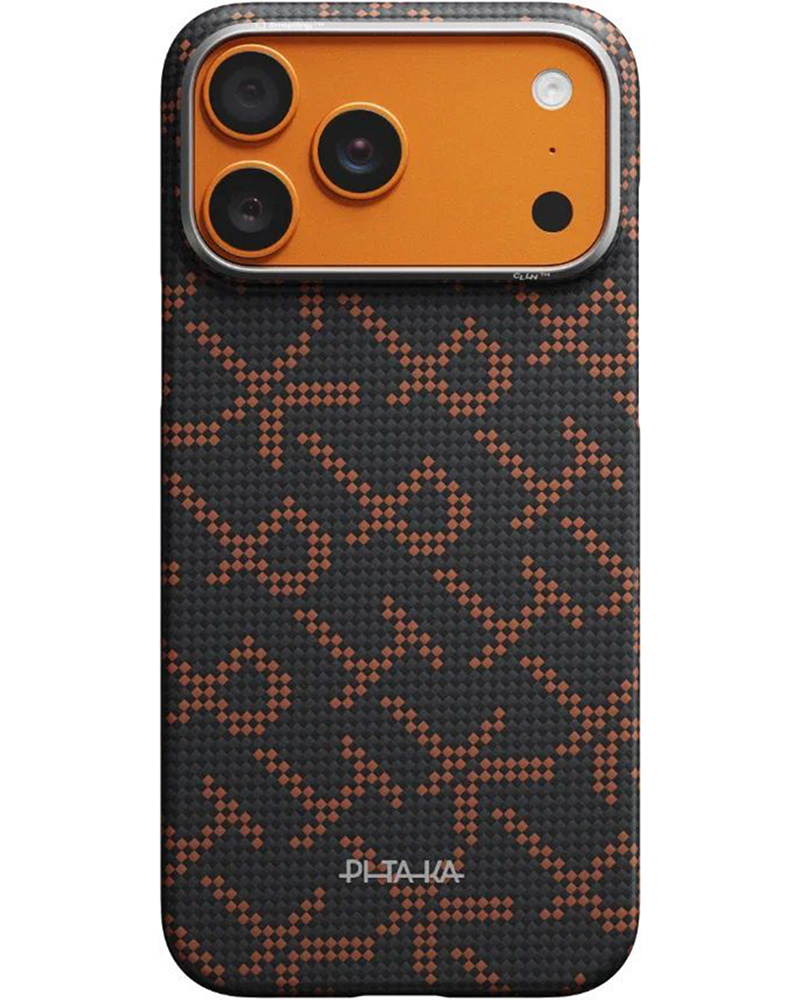 Чохол Pitaka Edge для iPhone 17 Pro Max Monogram Black/Orange - 3 - 1