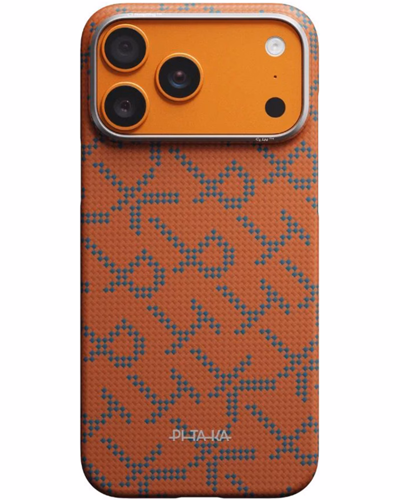 Чохол Pitaka Edge для iPhone 17 Pro Max Monogram Blue/Orange