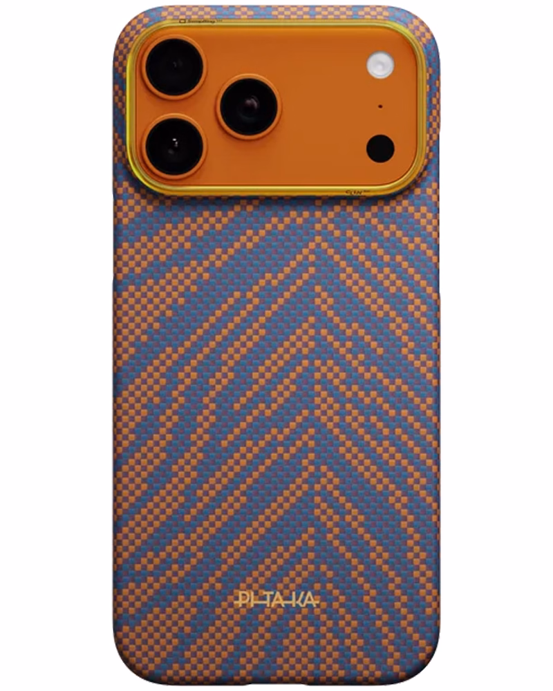 Чохол Pitaka Edge Ultra-Slim Breath of Veins для iPhone 17 Pro Max Burning Orange