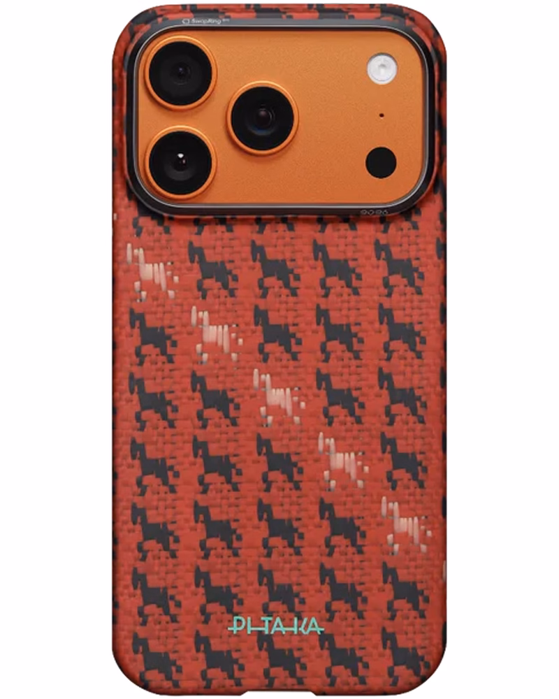 Чохол Pitaka Edge Ultra-Slim Happiness Rides для iPhone 17 Pro Max Maroon