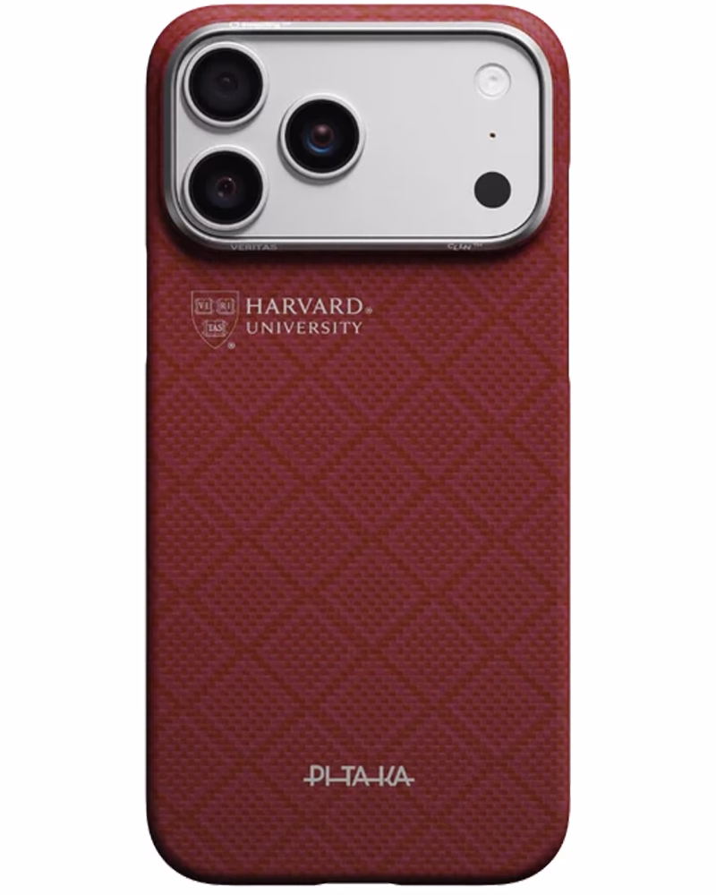 Чохол Pitaka Edge Ultra-Slim для iPhone 17 Pro Max Harvard Crimson