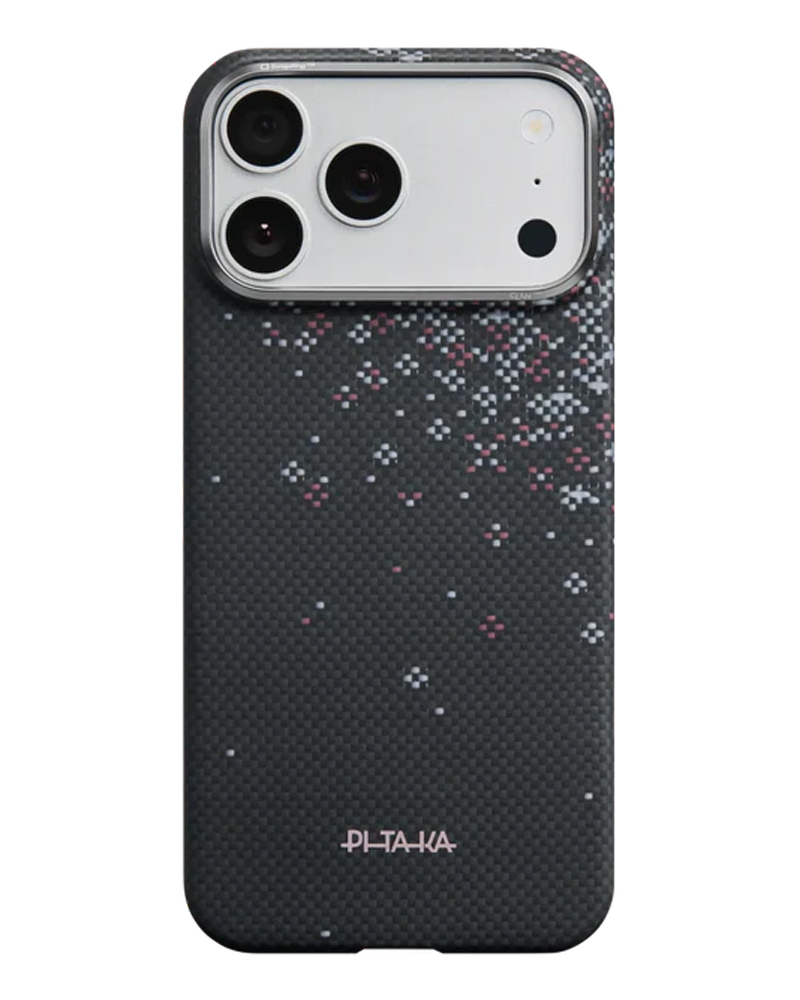 Чехол Pitaka Edge Ultra-Slim Sakura Hours для iPhone 17 Pro Midnight Black - 3 - 1
