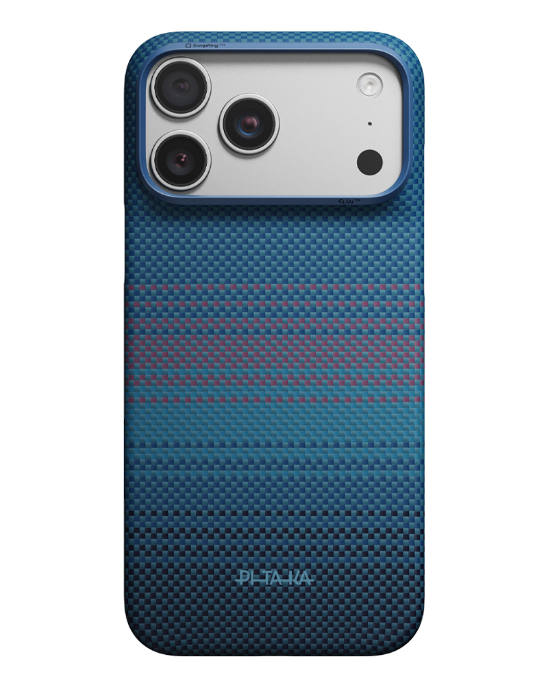 Чехол Pitaka Edge Ultra-Slim Nights-Midnight-01 для iPhone 18 Pro/17 Pro - 3 - 1