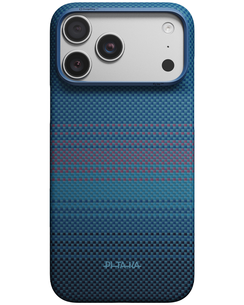 Чехол Pitaka Edge Ultra-Slim Nights-Midnight-01 для iPhone 18 Pro Max/17 Pro Max - 3 - 1