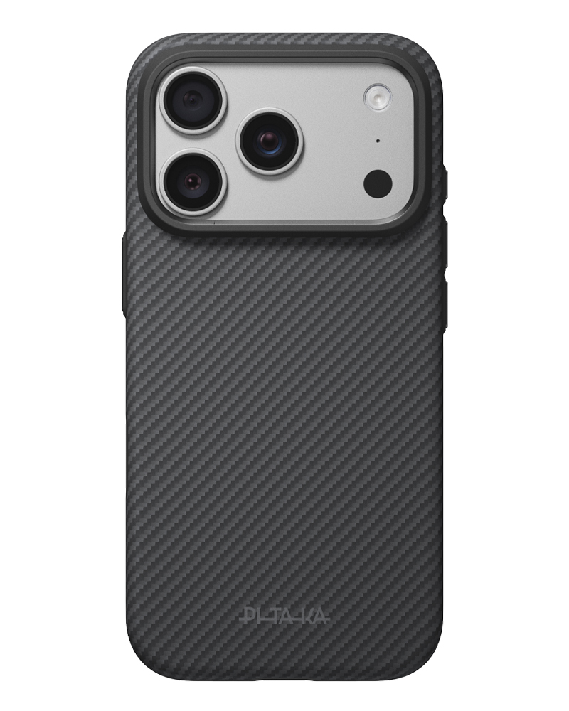 Чехол Pitaka Summa Supreme Craft Twill Black/Grey для iPhone 18 Pro/17 Pro - 3 - 1