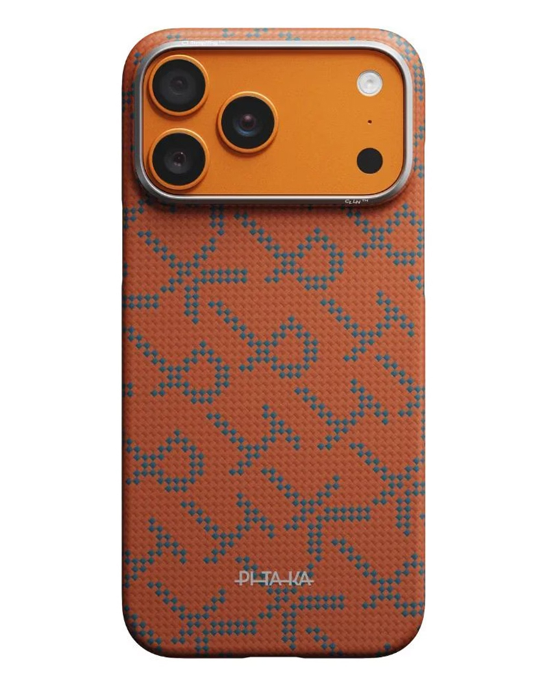 Чохол Pitaka Edge для iPhone 17 Pro Monogram Blue/Orange - 3 - 1