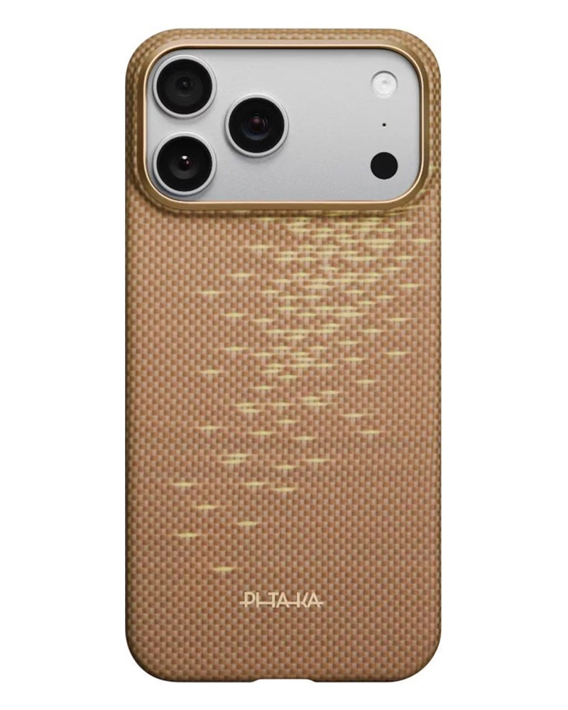 Чохол Pitaka Ultra-Slim для iPhone 17 Pro Golden Glint - 3 - 1