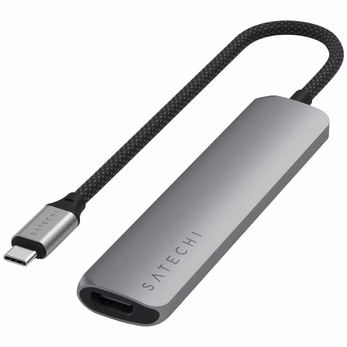 Хаб Satechi 6-in-1 USB-C Slim Space Grey