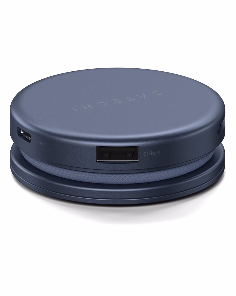 Мультипортовий адаптер Satechi OntheGo 5-in-1 USB-C Indigo - 1 - 6