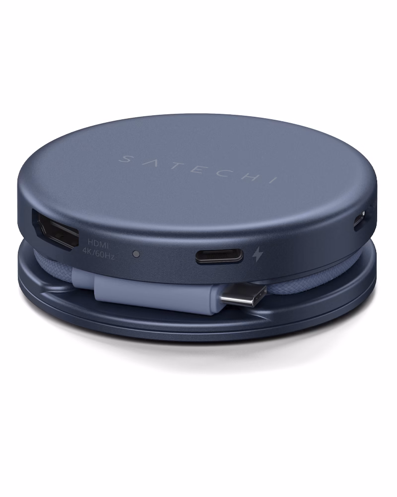 Мультипортовий адаптер Satechi OntheGo 5-in-1 USB-C Indigo - 1 - 3