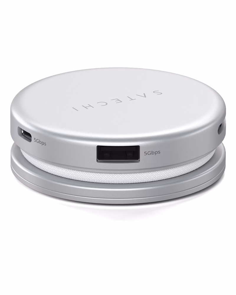 Мультипортовий адаптер Satechi OntheGo 5-in-1 USB-C Silver - 1 - 5