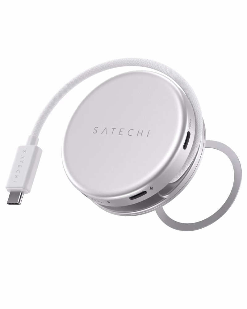 Мультипортовий адаптер Satechi OntheGo 5-in-1 USB-C Silver