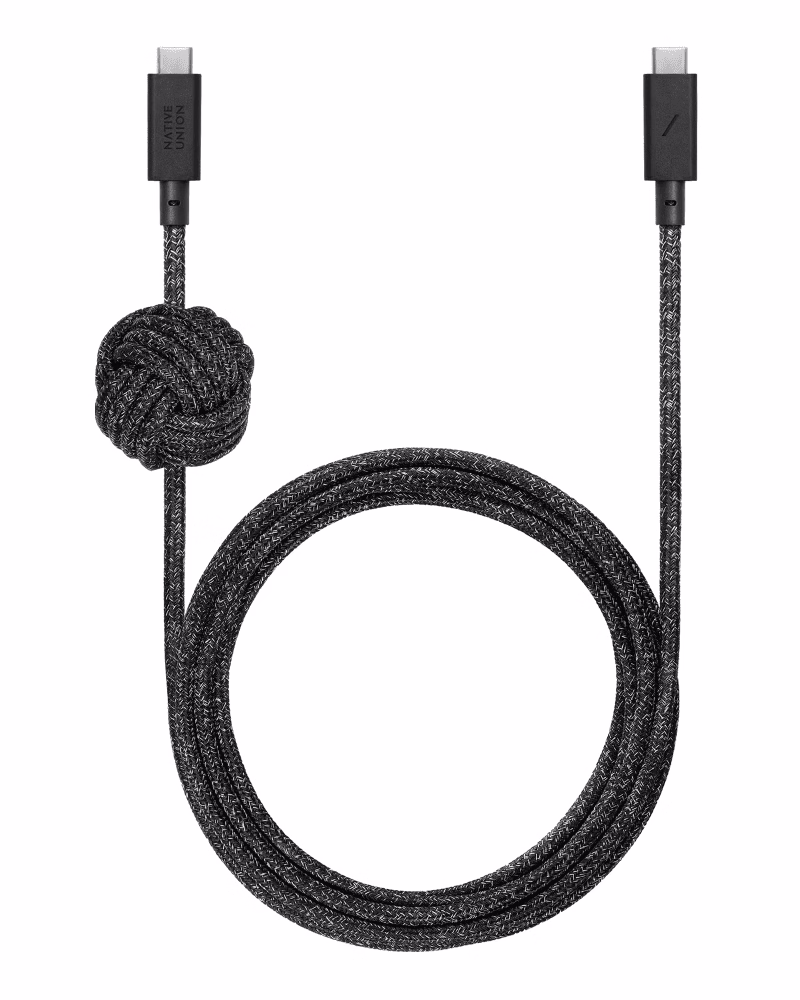 Кабель USB-C to USB-C Native Union Anchor Cable Pro 240W Cosmos Black (3 m) ACABLE-C-COS-NP