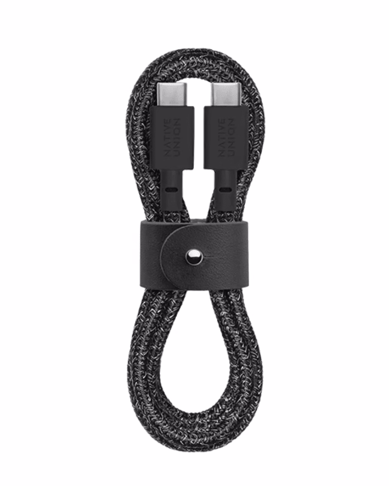 Кабель USB-C to USB-C Native Union Belt Cable Cosmos Black (1.2 m) BELT-C-CS-BLK-2-NP